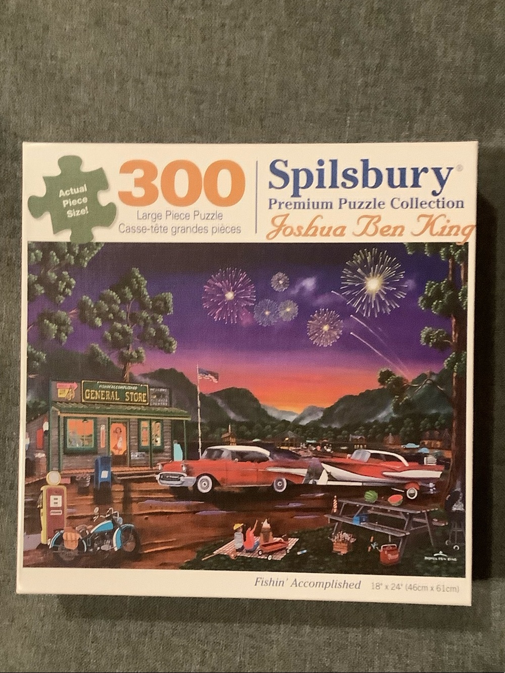 300-Piece 'Fishin' Accomplished' Spilsbury Jigsaw Puzzle